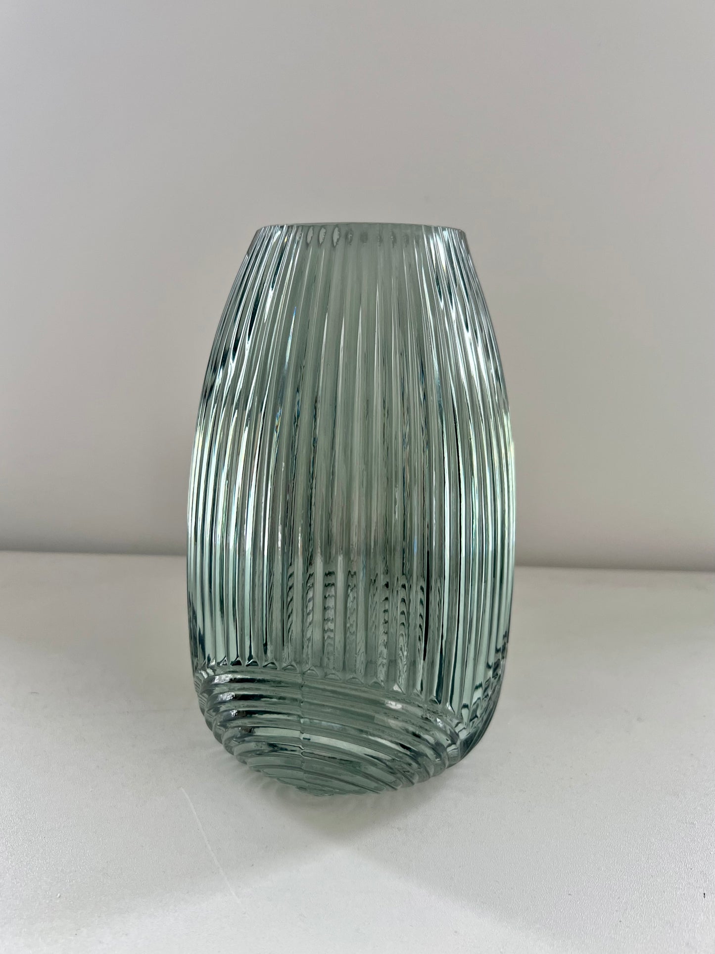 Teal Stained Vase