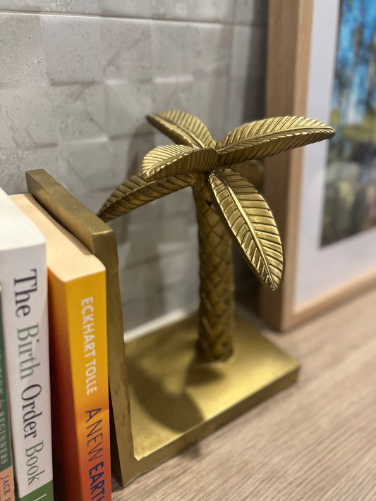 Golden Palm Tree Bookend